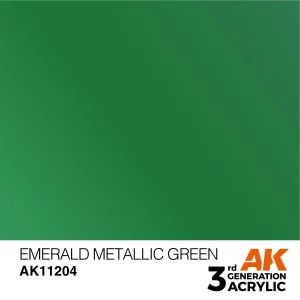 Acrylics 3GEN Emerald Metallic Green 17ml