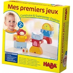 Mes premiers jeux: Construire et superposer Zoolino – Haba 3239