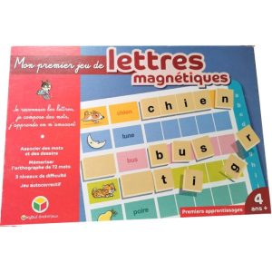 Mon premier jeu de lettres magnétiques   –   Oxybul