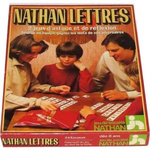 Nathan lettres   –   Jeu de société Nathan