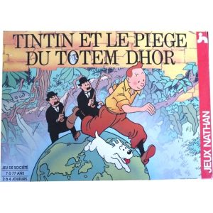 Tintin et le piège du Totem Dhor  –   Nathan  –  Édition 1991 –  bon état