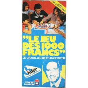 Le jeu des 1000 Francs de France Inter    –   Edmond Dujardin 1978