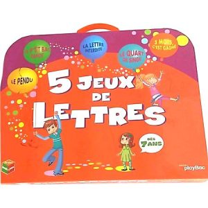 5 jeux de lettres   –   playBac