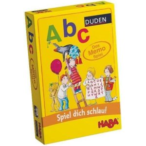 ABC – Das Memo-Spiel : Duden   –   Haba  –  Spiel dich schlau !