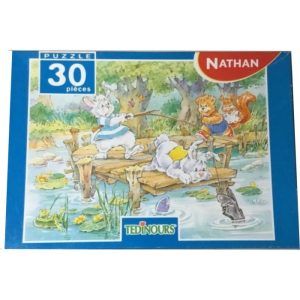 Puzzle 30 pièces – Tedinours  La pêche surprise   –  Nathan