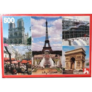 Puzzle 500 pièces – Paris   –  Nathan