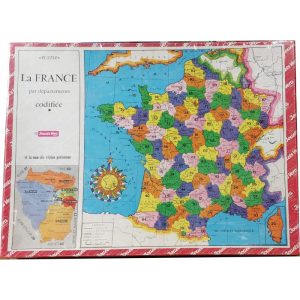 Puzzle la France par départements – Jouets Vera