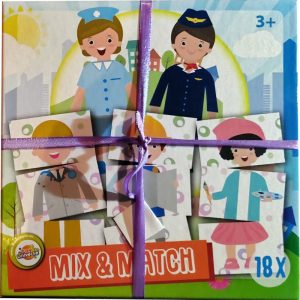 Mix & Match – Puzzle – Déguisement  les métiers – Toy Universe