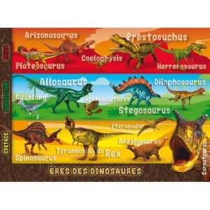 Puzzle 250 pièces – L&rsquo;ère des dinosaures – Nathan