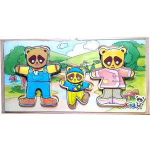 Puzzle 54 pièces – Habille la famille – Okoia