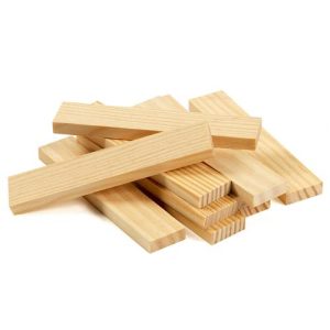 50 buchettes en bois – Type Kapla – 110 x 22 x 7 mm