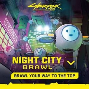 Inscription - Cyberpunk - Night City Brawl