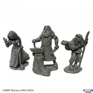 Townsfolk : Strumpet, blacksmith, beggar