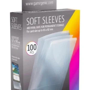 GameGenic - 100 Soft Sleeves 67x94